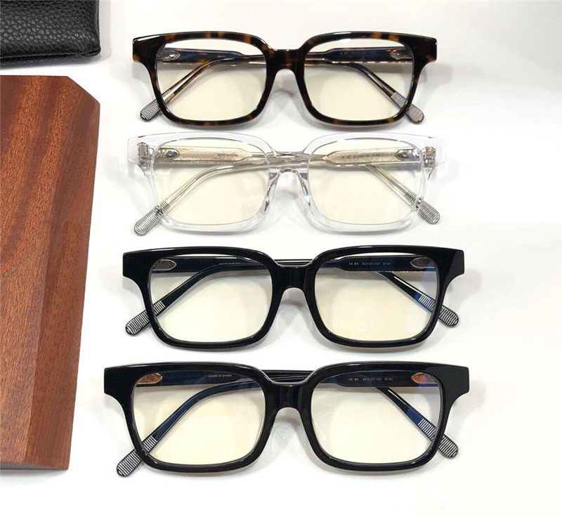 New fashion design eyewear 8140 square plank frame optical glasses popular and versatile style with box can do prescription lenses top quality