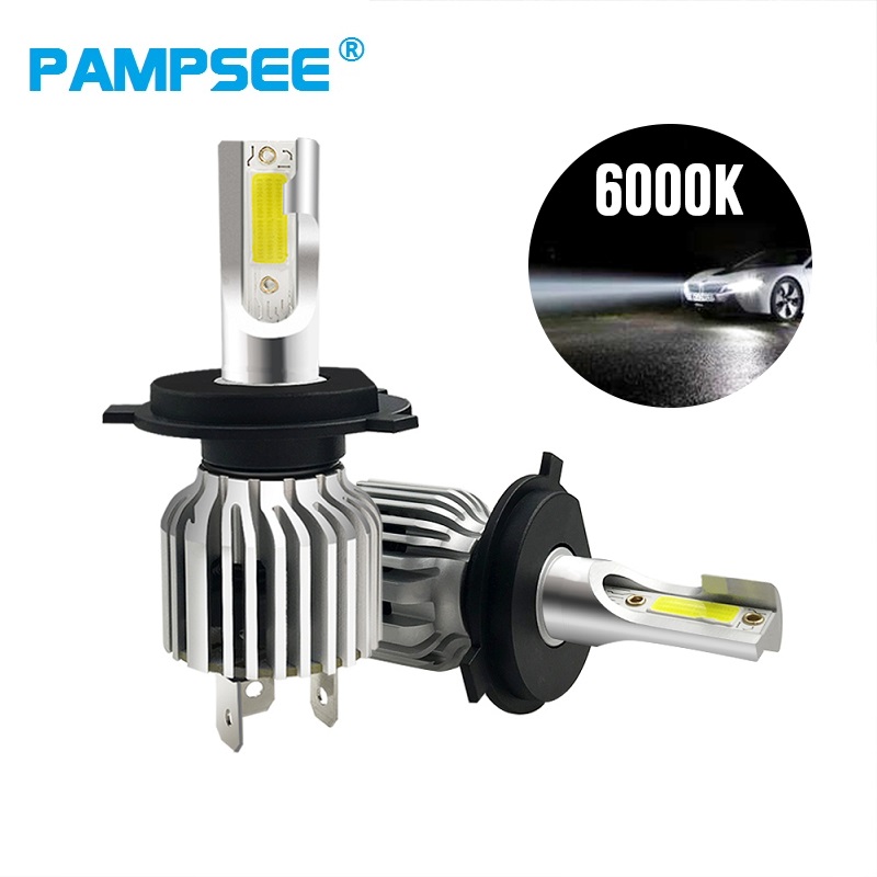 LED car headlights H1 H4 H7 H8 H9 H11 9005 HB3 9006 HB4 H3 super bright spotlight 12000K bulb 3000K fog lamp 60W