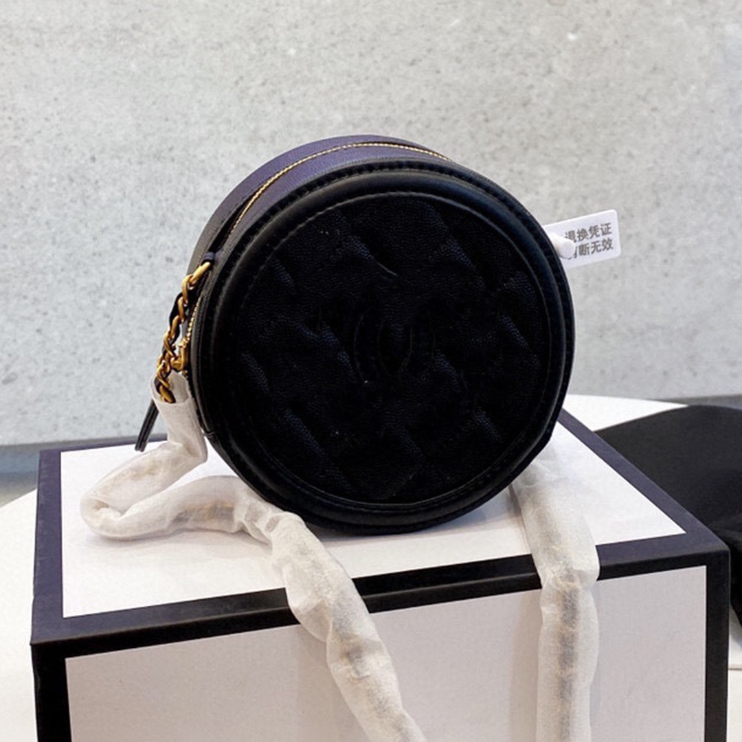 Bags 21Ss Classic Women Circle Round Vanity Bags Quilted Caviar Leather Calfskin Matelasse Chain Crossbody Bag Top Quality Lady Cosmetic Luxury, Pink
Bags 21Ss Classic Women Circle Round Vanity Bags Quilted Caviar Leather Calfskin Matelasse Chain Crossbody Bag Top Quality Lady Cosmetic Luxury, Pink