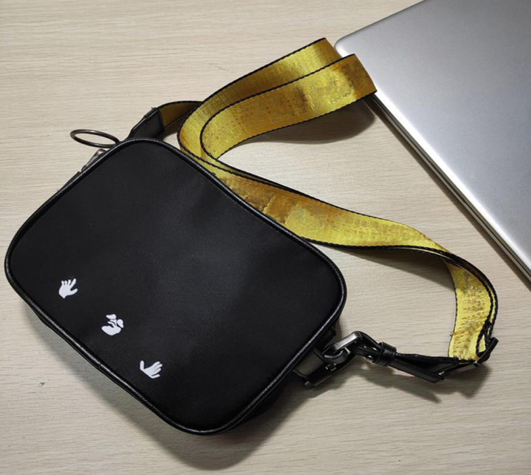 4435Brand MINI Men off Yellow canvas belt high white Shoulder Bag camera ba, Black 
4435Brand MINI Men off Yellow canvas belt high white Shoulder Bag camera ba, Black