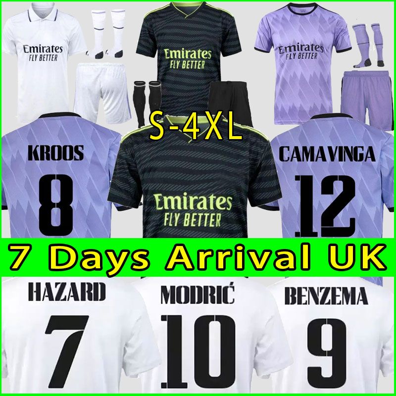 Soccer S-4XL BENZEMA home soccer jersey 22 23 away third football shirt VINI JR CAMAVINGA TCHOUAMENI ALABA HAZARD MODRIC KROOS REAL MADRIDS, Away kit+socks
Soccer S-4XL BENZEMA home soccer jersey 22 23 away third football shirt VINI JR CAMAVINGA TCHOUAMENI ALABA HAZARD MODRIC KROOS REAL MADRIDS, Away kit+socks