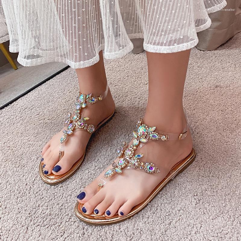 Sandals 2022 Bohemian Women's Rhinestone Clip Toe Roman Flat Shoes Beach Slippers Female Fashion Wild, Gold
Sandals 2022 Bohemian Women's Rhinestone Clip Toe Roman Flat Shoes Beach Slippers Female Fashion Wild, Gold