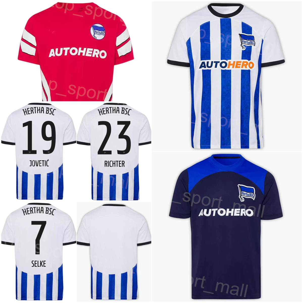 Hertha Berlin Soccer 14 Dodi Lukebakio Jerseys 2022-23 BSC 19 Stevan Jovetic 16 Jonjoe Kenny 40 Chidera Ejuke 27 Kevin-Prince Boateng 8 Suat Serdar Football Shirt Kits, Navy blue 
Hertha Berlin Soccer 14 Dodi Lukebakio Jerseys 2022-23 BSC 19 Stevan Jovetic 16 Jonjoe Kenny 40 Chidera Ejuke 27 Kevin-Prince Boateng 8 Suat Serdar Football Shirt Kits, Navy blue
