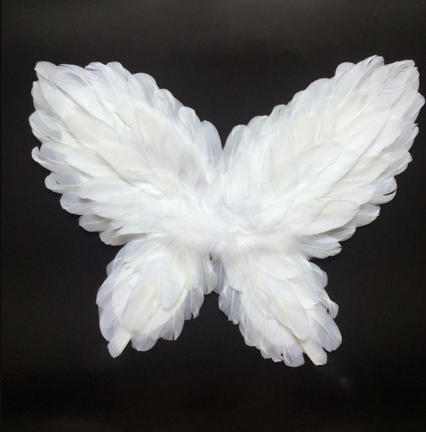 Feather Butterfly Fairy Angel Wings Costume Accessories For Kids Adults Black White Red Pink