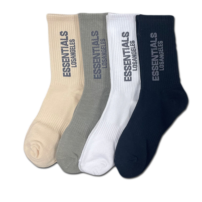 Men's Socks Double line high street letter stockings four seasons trend tide brand sports socks, Beige
Men's Socks Double line high street letter stockings four seasons trend tide brand sports socks, Beige