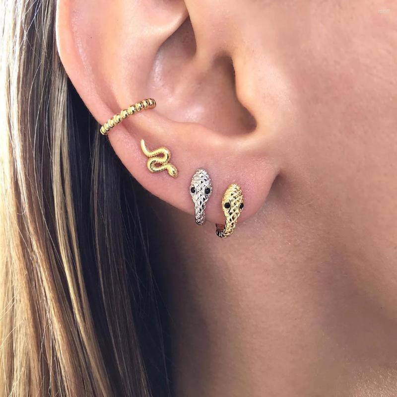 Hoop Earrings Real 925 Sterling Silver Gold Plated Women Punk Style Circle Black Cz Paved Eye Tiny Animals Snake Earring Jewelry
Hoop Earrings Real 925 Sterling Silver Gold Plated Women Punk Style Circle Black Cz Paved Eye Tiny Animals Snake Earring Jewelry