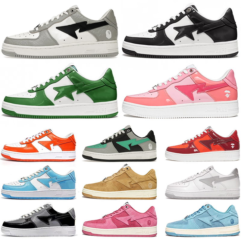 Bapesta Bapestas Baped Sta Designer Casual Shoes Mens Womens Fashion Tokyo Color Camo Combo Black Black White Beige Suede Green JJJJound Sports Sneakers Trainers, 36-45 blue suede
Bapesta Bapestas Baped Sta Designer Casual Shoes Mens Womens Fashion Tokyo Color Camo Combo Black Black White Beige Suede Green JJJJound Sports Sneakers Trainers, 36-45 blue suede