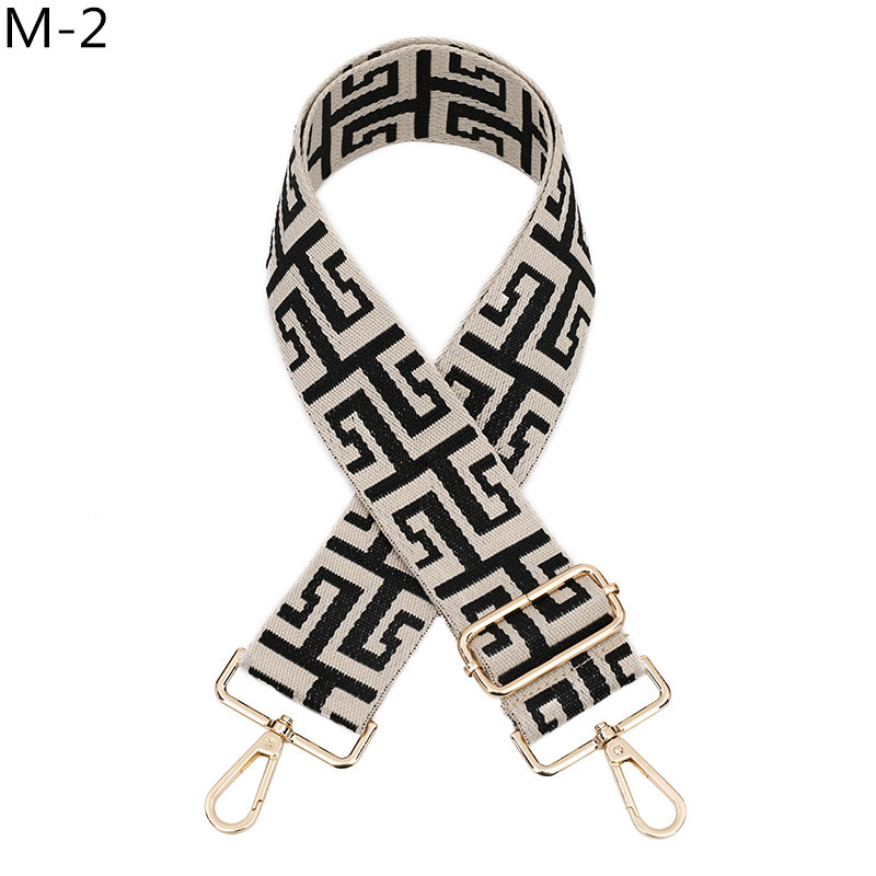 Handle Bag Strap Cross Body Messenger Nylon Bag Straps For Women Removable Diy Shoulder Rainbow Handbag Accessories wide 5cm