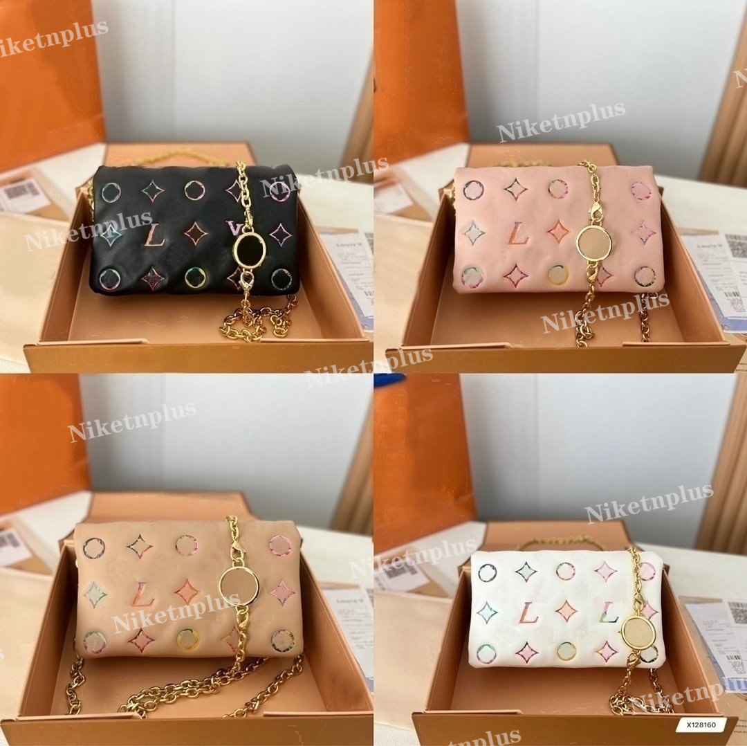 M81693 Pochette Coussin Flap bag Color Embossed Monograms designer chain bag womens clutch, 01
M81693 Pochette Coussin Flap bag Color Embossed Monograms designer chain bag womens clutch, 01