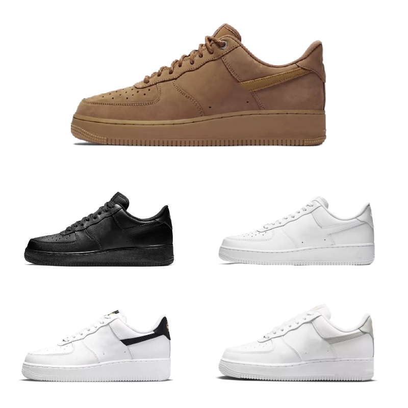 Classic Airforces 1 Designer Casual Shoes For Mens Womens Triple Black White Air Beige Force Essential Grey Black Wheat Flax Sports Sneakers Trainers EU36-46, Essential black
Classic Airforces 1 Designer Casual Shoes For Mens Womens Triple Black White Air Beige Force Essential Grey Black Wheat Flax Sports Sneakers Trainers EU36-46, Essential black