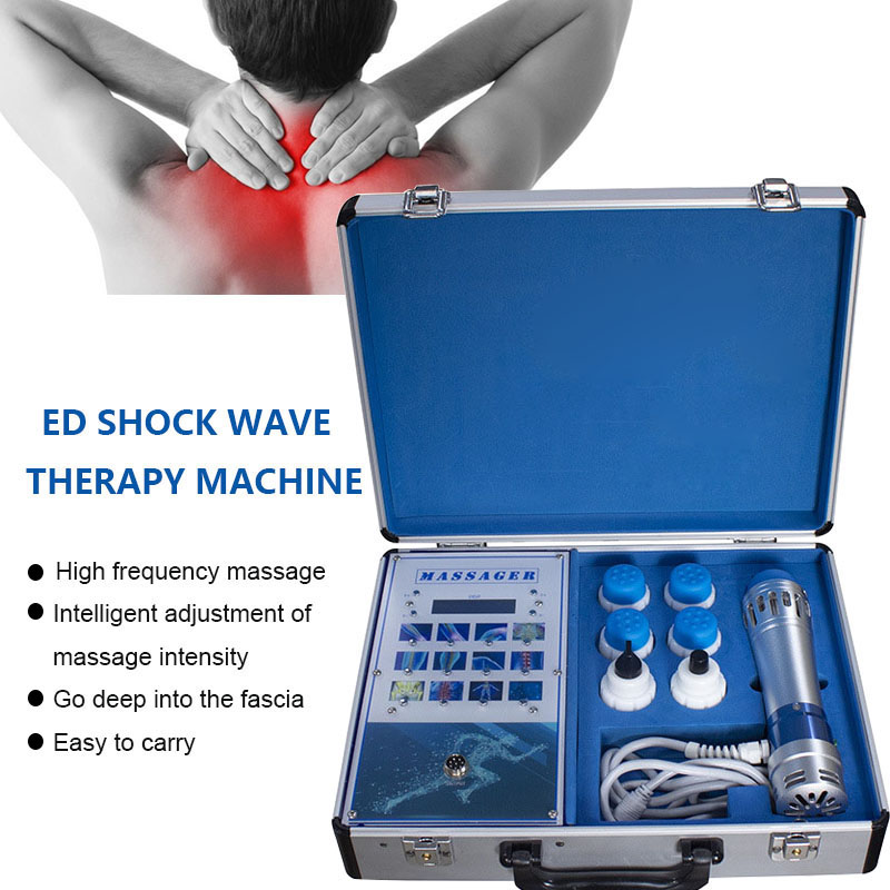 Other Beauty Equipment Shockwave Therapy ED 7 Head Muscle Pain Relief Shock Wave Physiotherapy Tool Physiotherapy Extracorporeal Massager Health Care