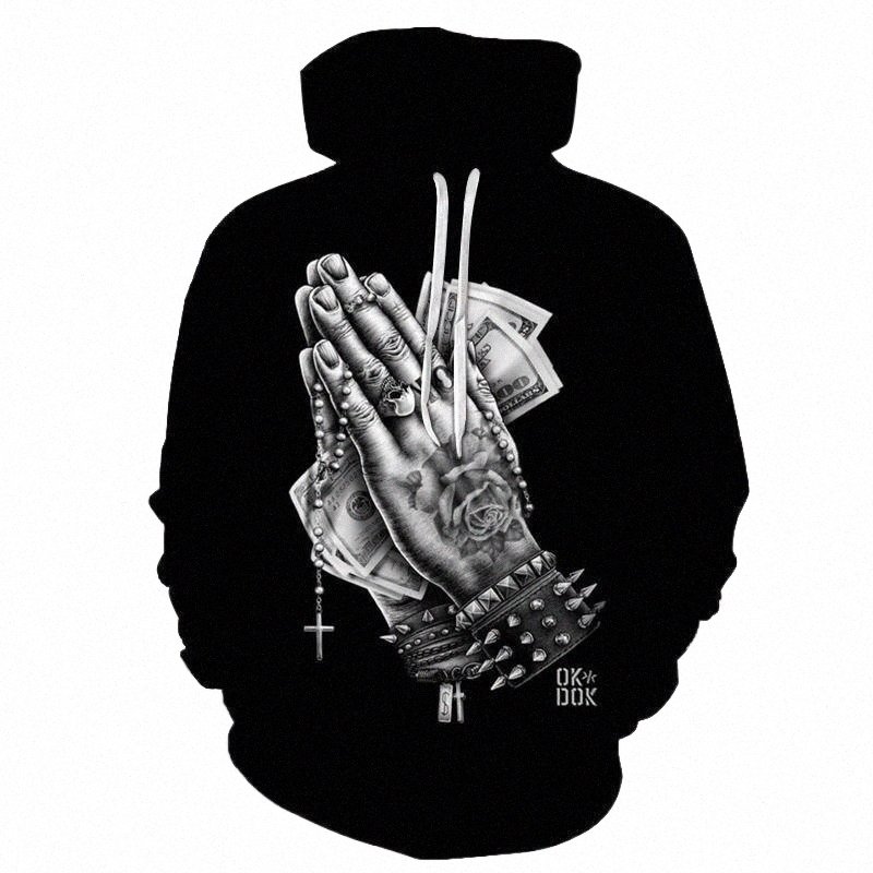 Men's Hoodies & Sweatshirts Magical Men's 3D Printing Hooded Sweatshirt Special Creative Style Fashion Hoodie Fall Winter Hoodeds Pullover