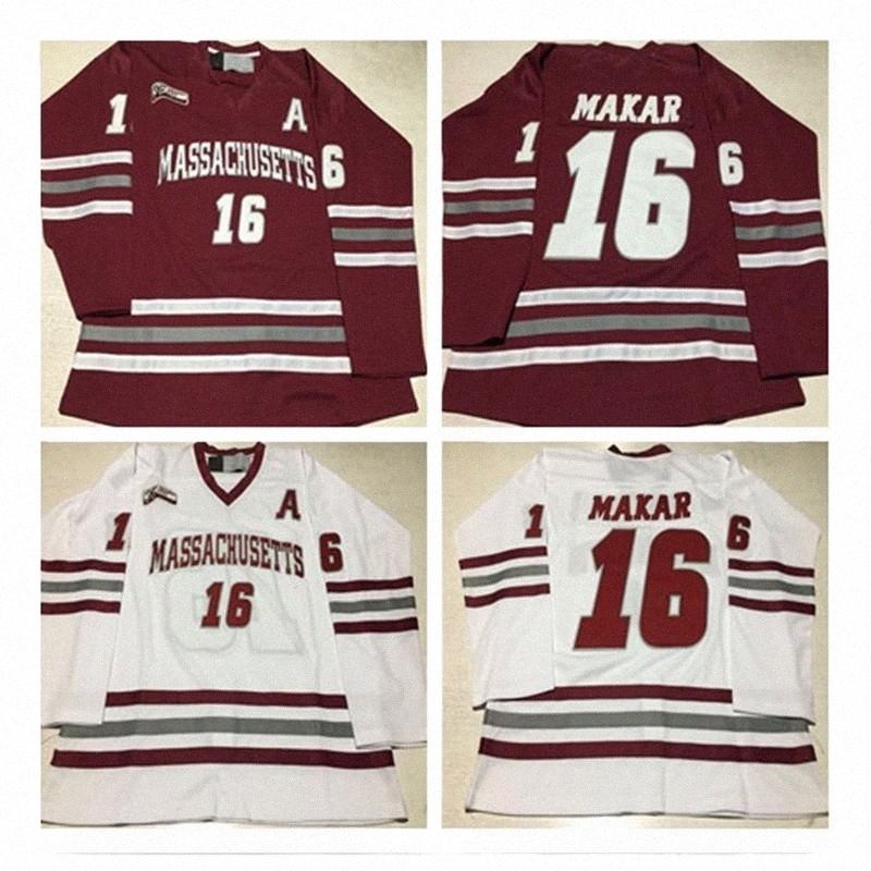 Hockey Jerseys custom NCAA 16 Cale Makar Massachusetts Minutemen Hockey Jersey UMass 35 Year East Jerseys Wine Red White Any Name Number G3s0#
Hockey Jerseys custom NCAA 16 Cale Makar Massachusetts Minutemen Hockey Jersey UMass 35 Year East Jerseys Wine Red White Any Name Number G3s0#
