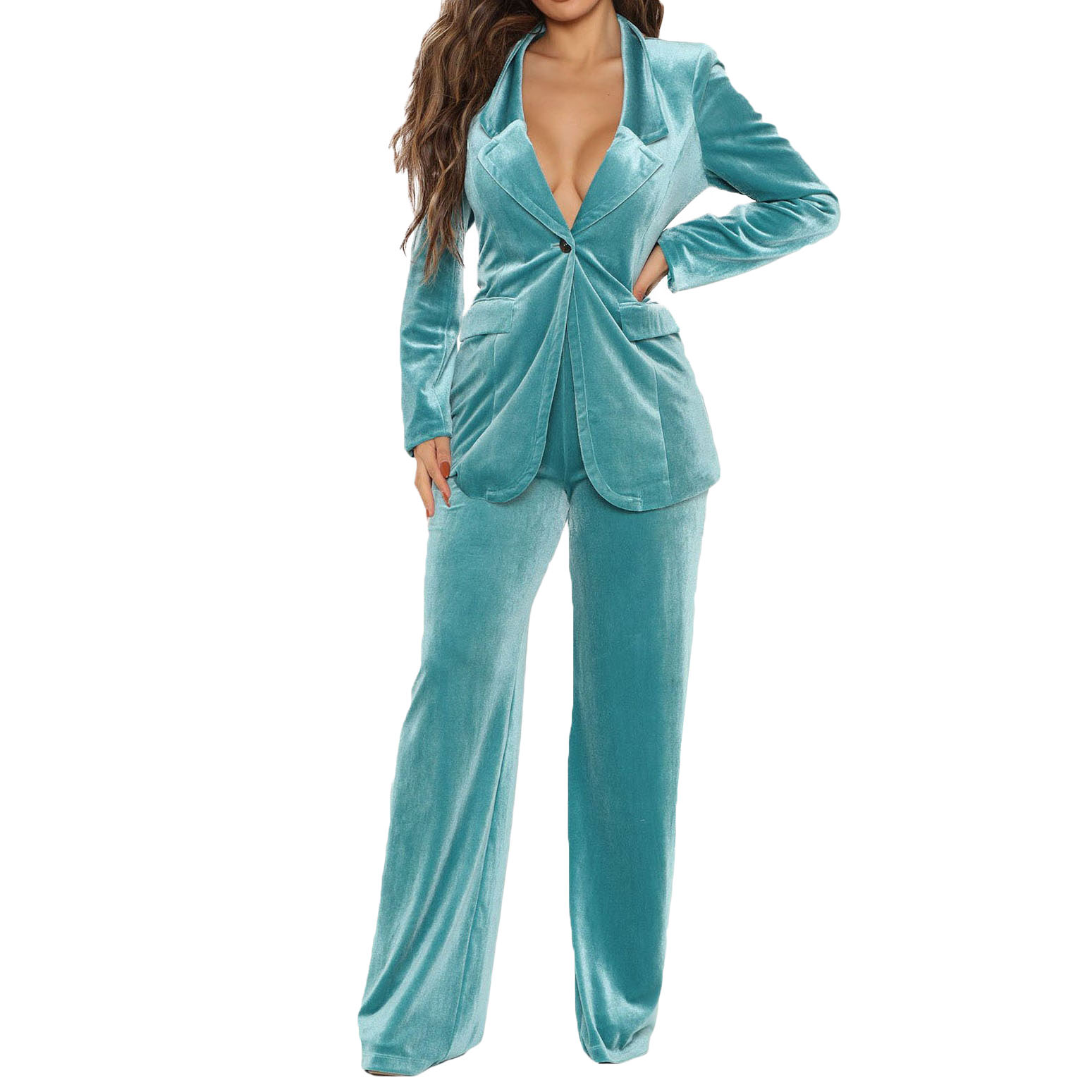 Candy Color Mother of the Bride Pants Suits Slim Fit 2 Pieces Prom Evening Party Celebrity Wear Plus Size