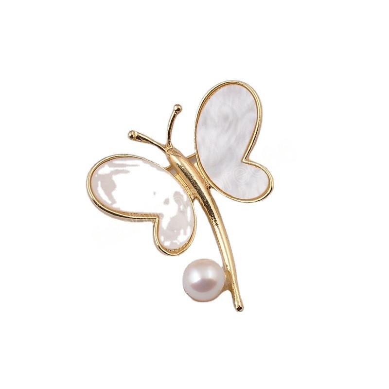 Fashion Pearl Dragonfly Butterfly Brooches for Women Crystal Rhinestones Flower Lapel Pin Fashion Insect Brooch Accessories