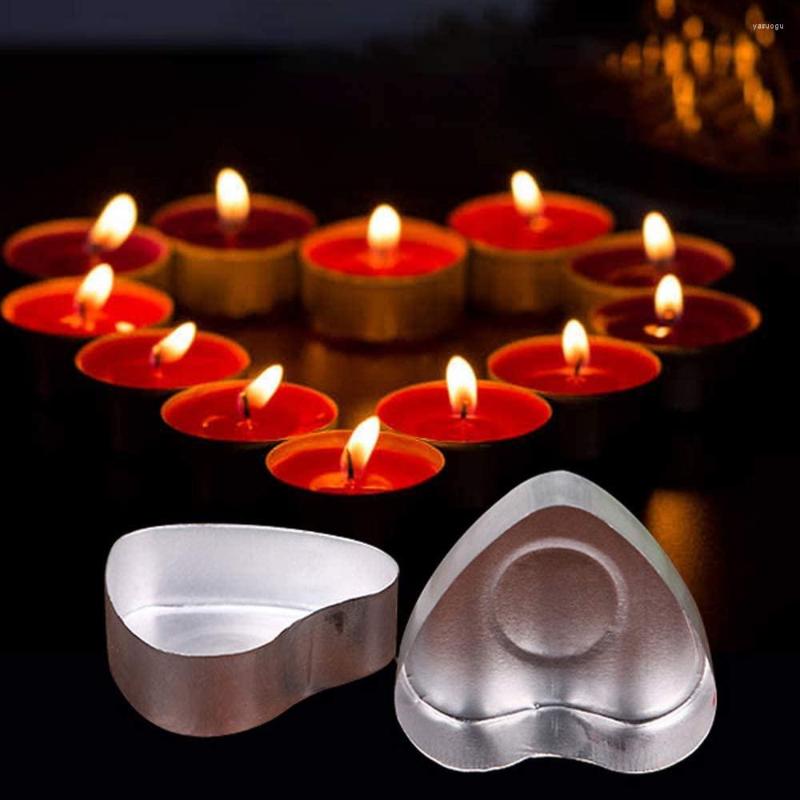 Craft Tools 100PCS Heart Shaped Aluminum Small Candle Jar Container Mold Holder For DIY Making Tea Light Cup Party Decoration
Craft Tools 100PCS Heart Shaped Aluminum Small Candle Jar Container Mold Holder For DIY Making Tea Light Cup Party Decoration