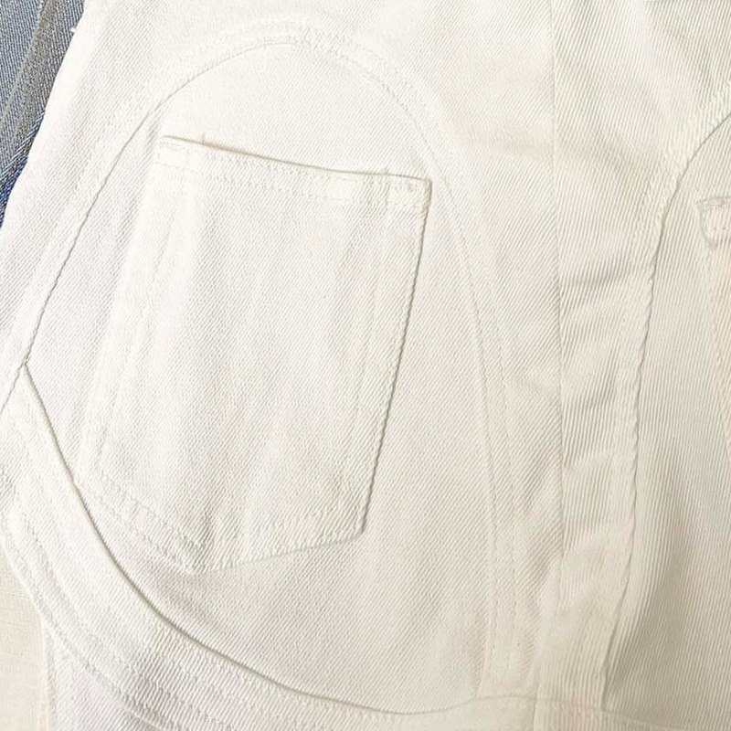 Women's Jeans DEAT Run Way Fashion Women Denim See Throw Sexy Full Length Half Big Hole Jeans Female Pants Slim WY14000L 220908