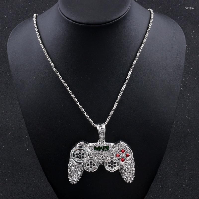 Pendant Necklaces Hip-Hop Jewelry Game Console Handle Necklace Gold Color Chain Crystal Charms For Children Boys Gifts
Pendant Necklaces Hip-Hop Jewelry Game Console Handle Necklace Gold Color Chain Crystal Charms For Children Boys Gifts
