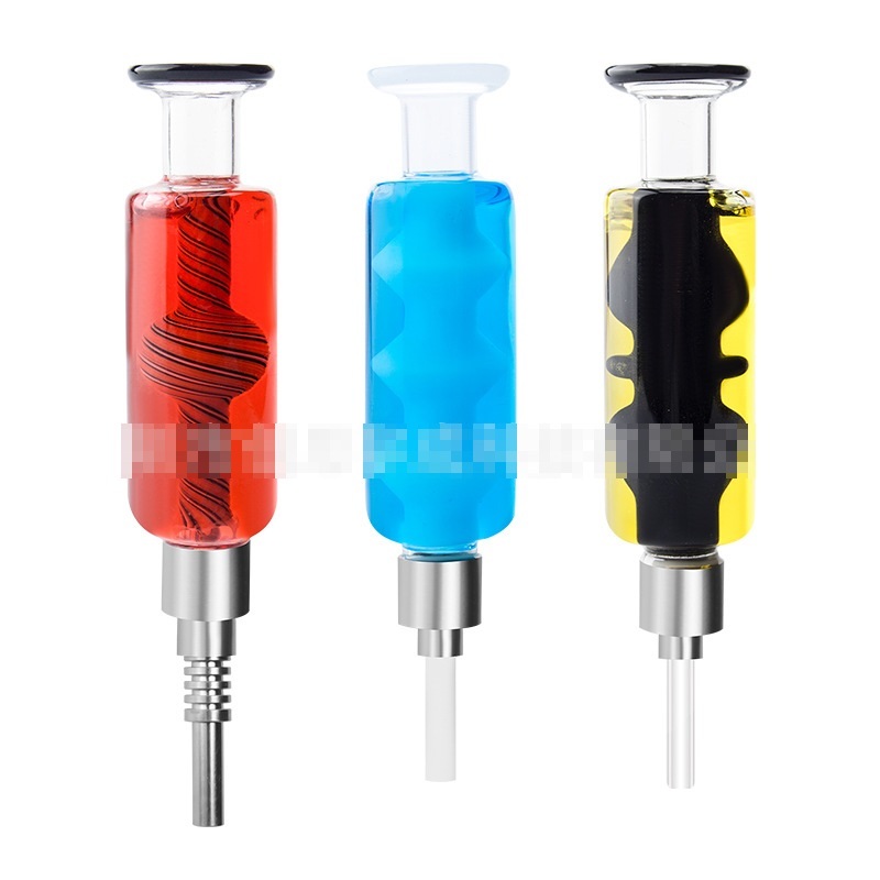 Smoking Accessories Freezable Glycerin Filled Nector Collectors Multi Style Perc Mouthpieces with 10mm titanium/quartz/ceramic nail
Smoking Accessories Freezable Glycerin Filled Nector Collectors Multi Style Perc Mouthpieces with 10mm titanium/quartz/ceramic nail