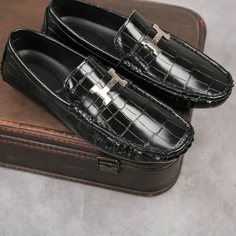 Men Shoes High-quality PU Leather New Fashion Design Buckle Decoration Comfortable Classic DH1014, Clear
Men Shoes High-quality PU Leather New Fashion Design Buckle Decoration Comfortable Classic DH1014, Clear