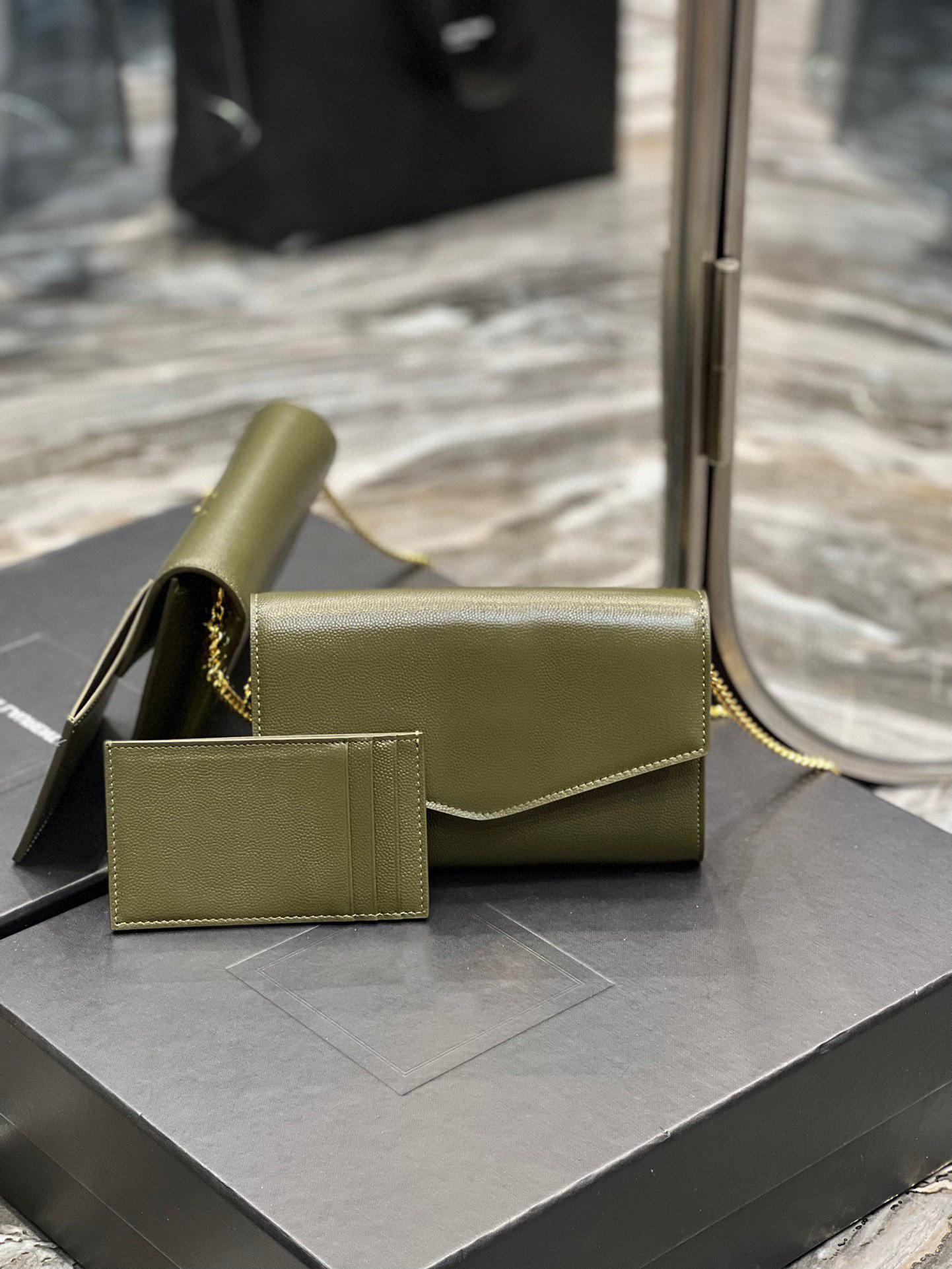 607788 Top 7A Uptown Chain Wallet 2in1 Crossbody Bag In Grain De Poudre Embossed Leather Lady Shoulder Bag With A Card Holder, Grey
607788 Top 7A Uptown Chain Wallet 2in1 Crossbody Bag In Grain De Poudre Embossed Leather Lady Shoulder Bag With A Card Holder, Grey