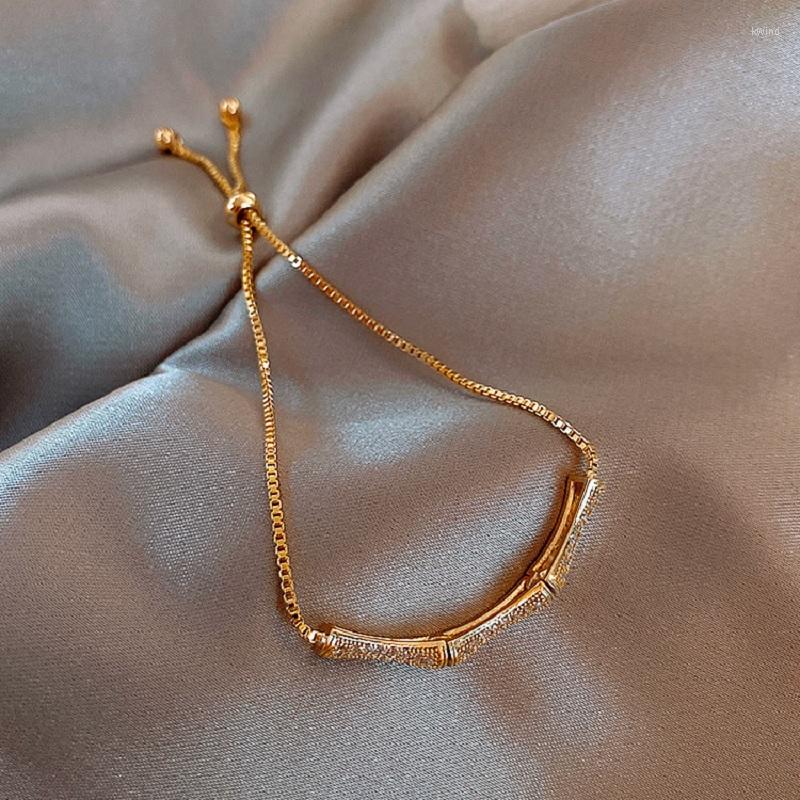 Link Bracelets Japanese Korean Fashion Niche Design Full Zircon Bamboo Bracelet For Women Girl Student Couple Girlfriend Charm Luxury
Link Bracelets Japanese Korean Fashion Niche Design Full Zircon Bamboo Bracelet For Women Girl Student Couple Girlfriend Charm Luxury