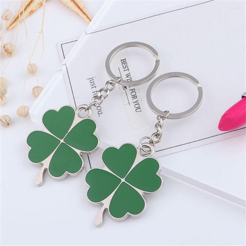 Keychains Green Four-Leaf Clover Fortune Keychain Charms Creative Key Ring Gift For Friend Lover Bag Ornaments Car Holder Accessories
Keychains Green Four-Leaf Clover Fortune Keychain Charms Creative Key Ring Gift For Friend Lover Bag Ornaments Car Holder Accessories
