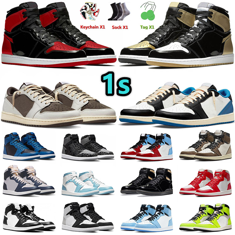 mens 1 1s basketball shoes jumpman High Bred Patent Gold Top 3 Ts x Reverse Mocha Low Fragment Univeristy Blue J1 Jorden1s Men Women Trainers Sneakers
mens 1 1s basketball shoes jumpman High Bred Patent Gold Top 3 Ts x Reverse Mocha Low Fragment Univeristy Blue J1 Jorden1s Men Women Trainers Sneakers
