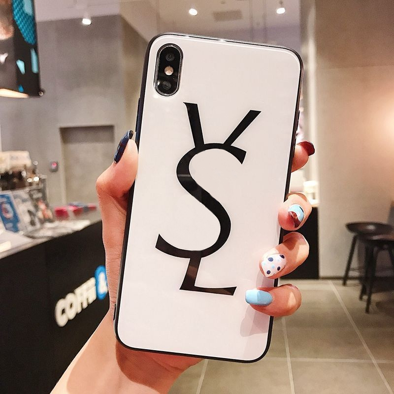 

Y Letter Cell Phone Cases For Iphone 11 12 13 13pro 13promax Designers Leather Phonecase ForX Xs Xr Xsmax 7 8 7p 8p Glass Phone Case 2022, White