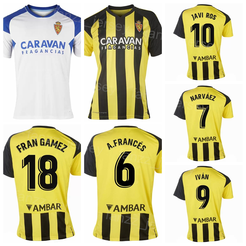 

Club Real Zaragoza 1 ALVAREZ Soccer Jersey 2022 2023 FC 23 MOLINA 18 GAMEZ 11 VADA 7 NARVAEZ 8 VALDERRAMA 15 CHAVARRIA 5 GRAU 3 SILOS Football Shirt Kits Sport Uniform, White