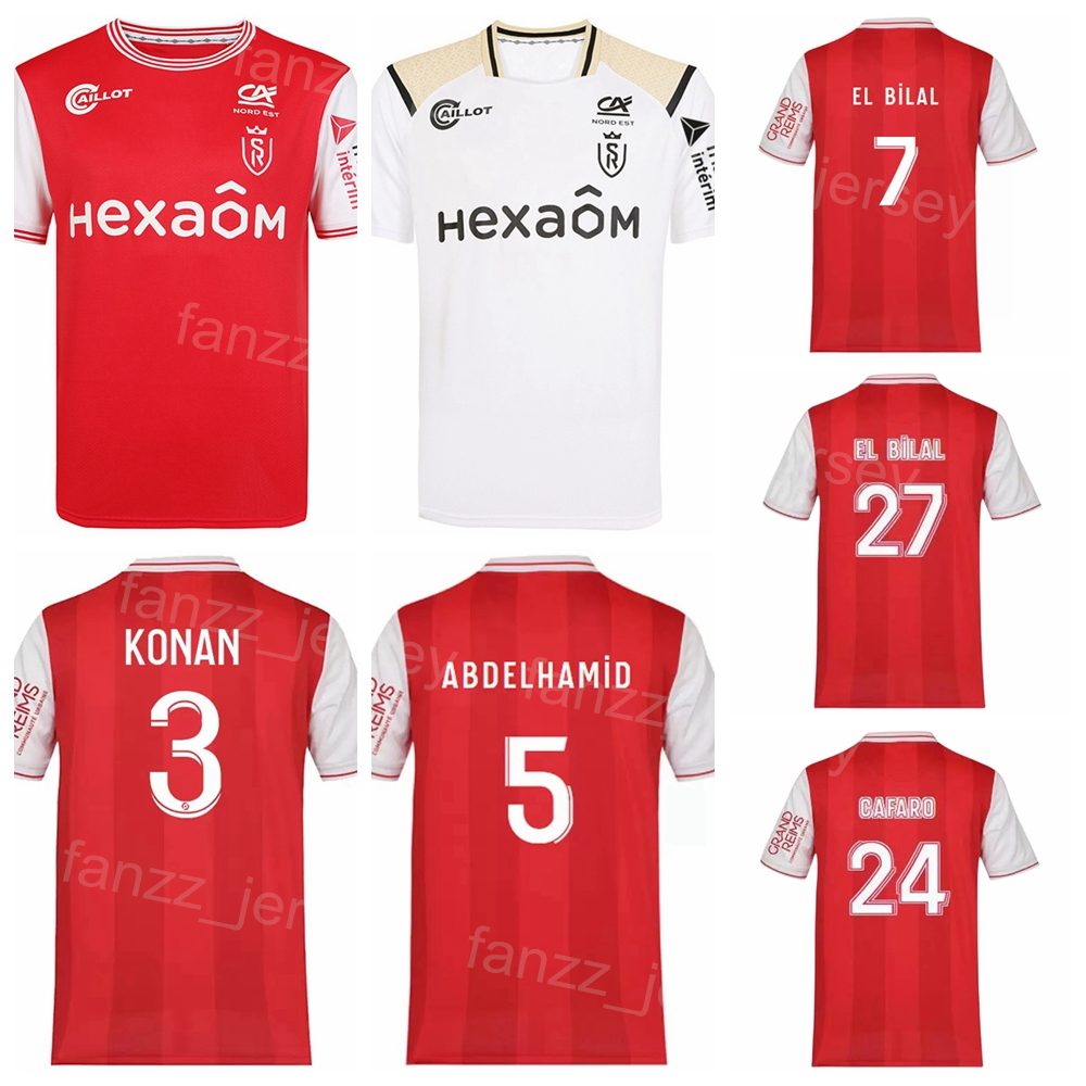 Stade de Reims Soccer 3 Kamory Doumbia Jerseys Club 70 Alexis Flips 2 Wout Faes 28 Bradley Locko 5 Yunis Abdelhamid 29 Folarin Balogun 22-23 Football Shirt Kits Sport, Red
Stade de Reims Soccer 3 Kamory Doumbia Jerseys Club 70 Alexis Flips 2 Wout Faes 28 Bradley Locko 5 Yunis Abdelhamid 29 Folarin Balogun 22-23 Football Shirt Kits Sport, Red