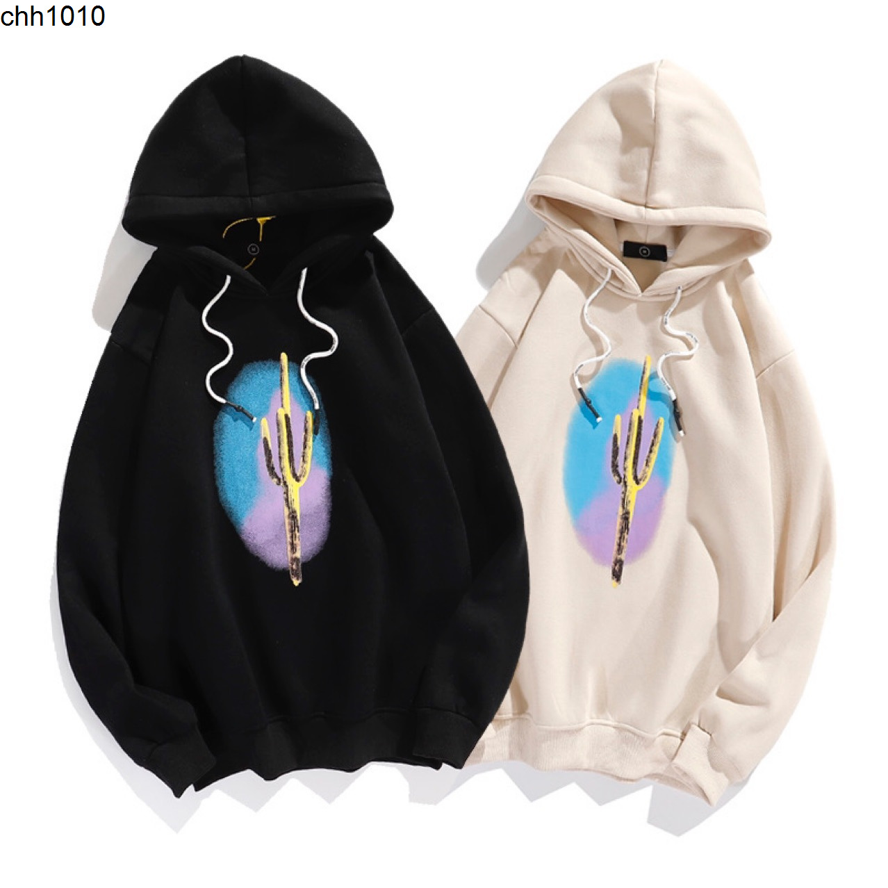 Chaopai palm Hoodies Angel cactus Plush Hoodie Unisex couple BF loose Hoodie, Black
Chaopai palm Hoodies Angel cactus Plush Hoodie Unisex couple BF loose Hoodie, Black