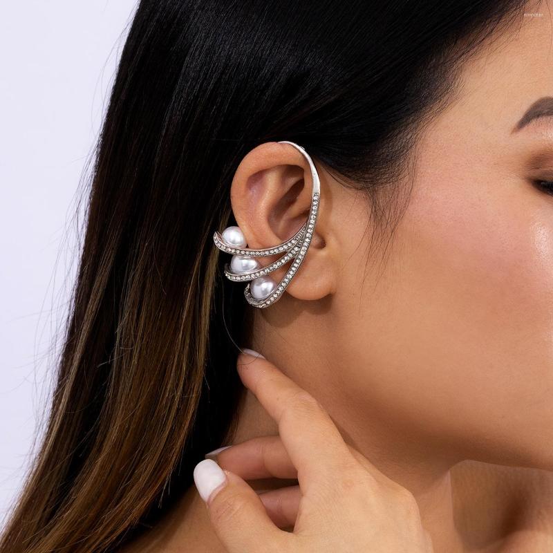 Backs Earrings Fashion Wing Design Ear Cuff Gold Silver Color Non-Piercing Clip Women Shiny Crystal Hoop Cartilage
Backs Earrings Fashion Wing Design Ear Cuff Gold Silver Color Non-Piercing Clip Women Shiny Crystal Hoop Cartilage