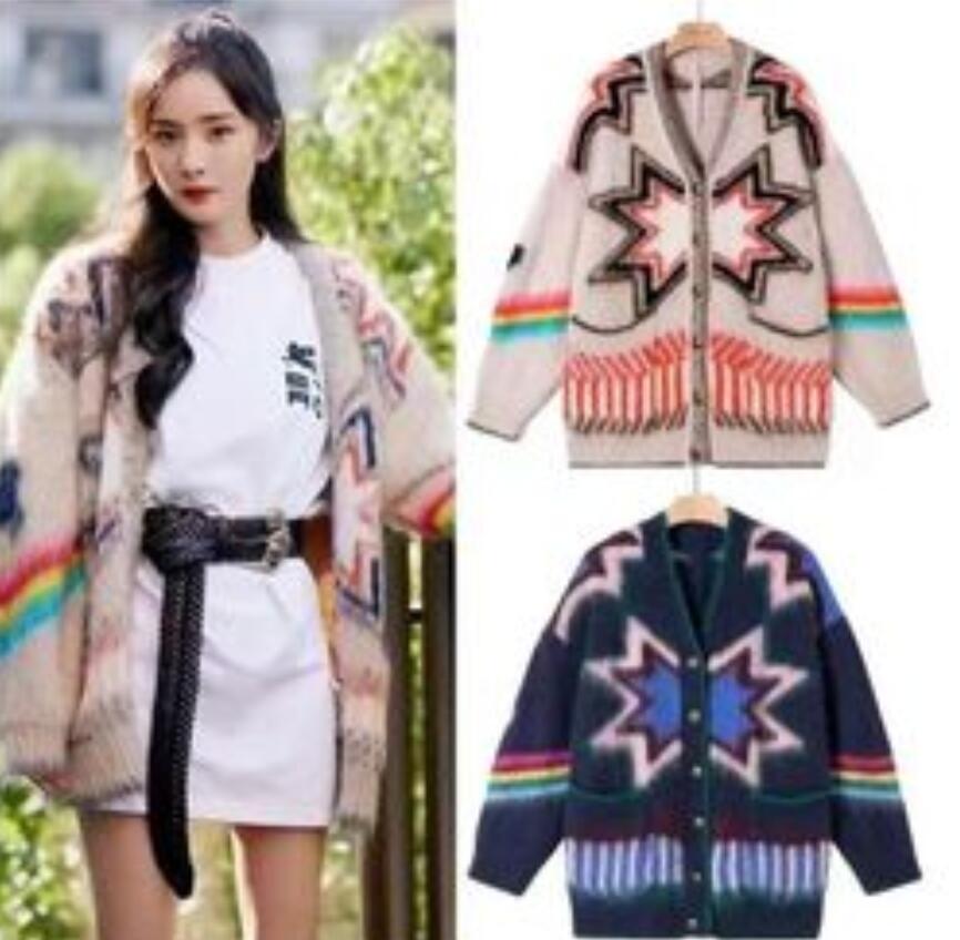 Women Sweater Oversized Brand Designer V Neck Embroidery Knitting Sweater Coats y2k presbyopia Casual Cardigans Tops tee, 02
Women Sweater Oversized Brand Designer V Neck Embroidery Knitting Sweater Coats y2k presbyopia Casual Cardigans Tops tee, 02