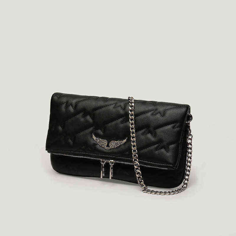 Zv Metal Chain Single Shoulder Bag with Diamond Wings women Embroidered Bag 220802, Black
Zv Metal Chain Single Shoulder Bag with Diamond Wings women Embroidered Bag 220802, Black