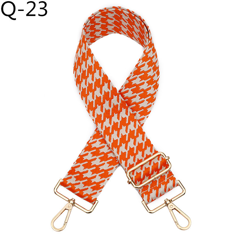 Wide Bag Shoulder Strap Adjustable Embroidered Women's Accessories Replacement Crossbody Belt Handle