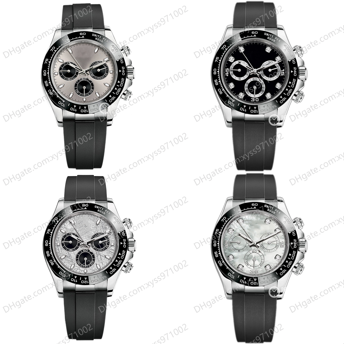 Topselling men watch Wristwatches m116519ln 40mm Meteorite Black Dial Natural rubber strap No chronograph Asia 2813 Movement Mechanical Automatic Mens Watches, M116519ln-0025
Topselling men watch Wristwatches m116519ln 40mm Meteorite Black Dial Natural rubber strap No chronograph Asia 2813 Movement Mechanical Automatic Mens Watches, M116519ln-0025