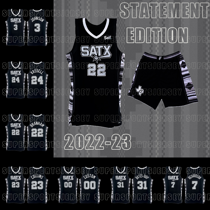 2022-23 Custom Basketball Jerseys Doug McDermott Josh Richardson Jakob Poeltl Zach Collins Romeo Langford Jeremy Sochan Devin Vassell, Brown
2022-23 Custom Basketball Jerseys Doug McDermott Josh Richardson Jakob Poeltl Zach Collins Romeo Langford Jeremy Sochan Devin Vassell, Brown