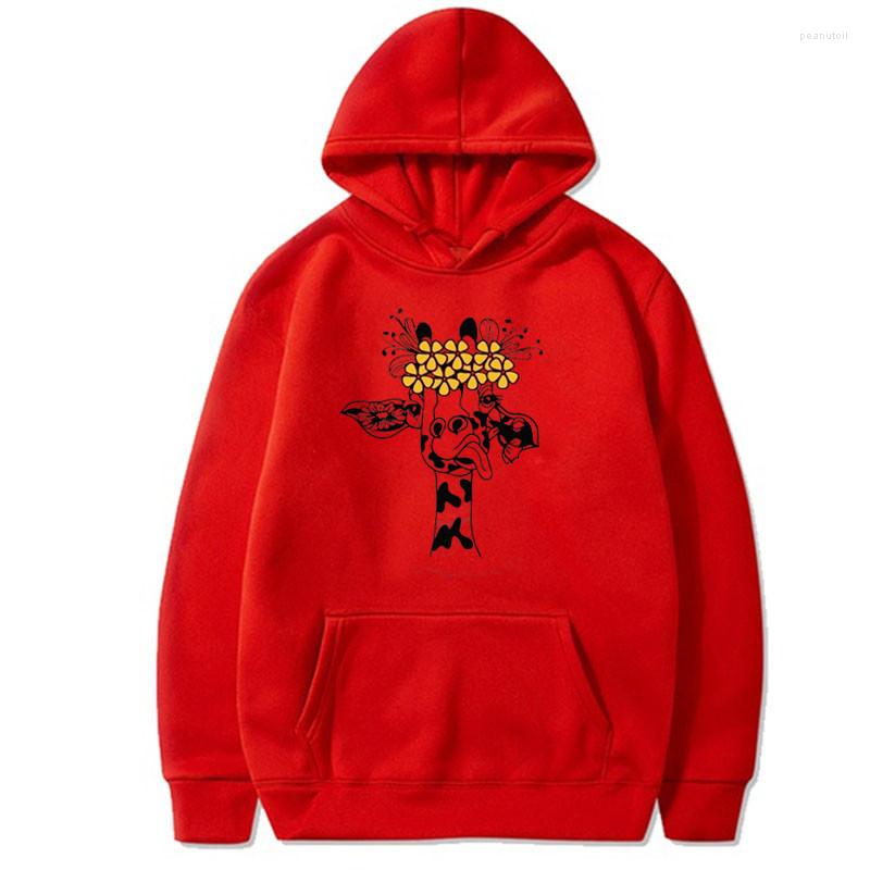 Women's Hoodies Men And Women Fleece Oversized Crewneck Sweatshirt Fall Giraffe Flower Long-Sleeved Hooded, Black
Women's Hoodies Men And Women Fleece Oversized Crewneck Sweatshirt Fall Giraffe Flower Long-Sleeved Hooded, Black
