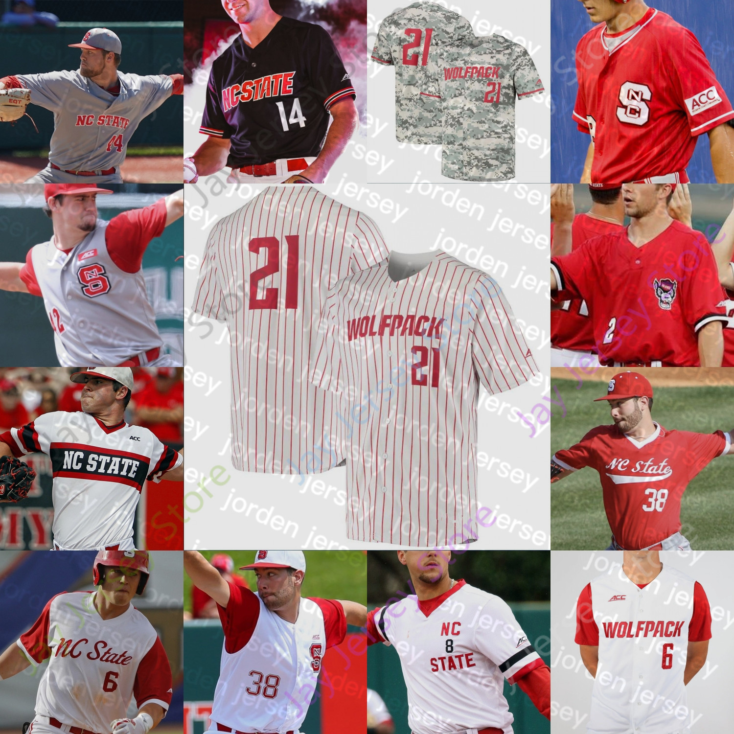NEW College Baseball Wears NC State Baseball Jersey College Trea Turner White Matt Willadsen Sam Highfill David Harrison Garrett Payne Devon, White i
NEW College Baseball Wears NC State Baseball Jersey College Trea Turner White Matt Willadsen Sam Highfill David Harrison Garrett Payne Devon, White i