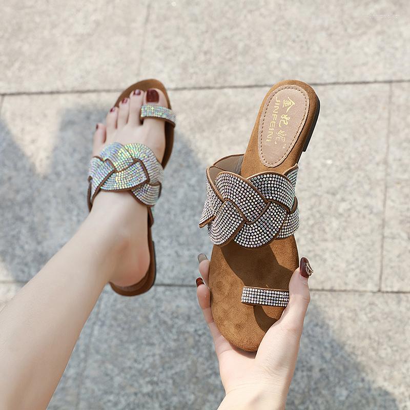 Sandals Bohemia Roman Style Women Summer Slippers For Ladies Bling Outdoor Beach Shining Crystal Shoes Plus Size, Black
Sandals Bohemia Roman Style Women Summer Slippers For Ladies Bling Outdoor Beach Shining Crystal Shoes Plus Size, Black