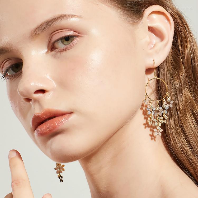 Dangle Earrings Fashion Wedding Jewelry For Women Gold Color Austrian Crystal Enamel Flower Stud Female Gifts
Dangle Earrings Fashion Wedding Jewelry For Women Gold Color Austrian Crystal Enamel Flower Stud Female Gifts