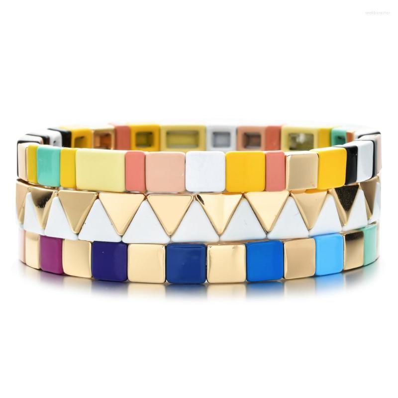 Charm Bracelets ZMZY Trend Small Cute Rainbow Bracelet Bohemian For Women Bangles Enamel Tile Colorful Jewelry Gift
Charm Bracelets ZMZY Trend Small Cute Rainbow Bracelet Bohemian For Women Bangles Enamel Tile Colorful Jewelry Gift