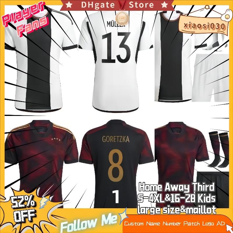 22 23 Germany soccer jersey Battle Toys football shirt Goretzka DRAXLER REUS 2022 world Cup HUMMELS MULLER GNABRY WERNER dhgate top 4XL maillot Jesery men kids Kit, 22 23 third+patch
22 23 Germany soccer jersey Battle Toys football shirt Goretzka DRAXLER REUS 2022 world Cup HUMMELS MULLER GNABRY WERNER dhgate top 4XL maillot Jesery men kids Kit, 22 23 third+patch