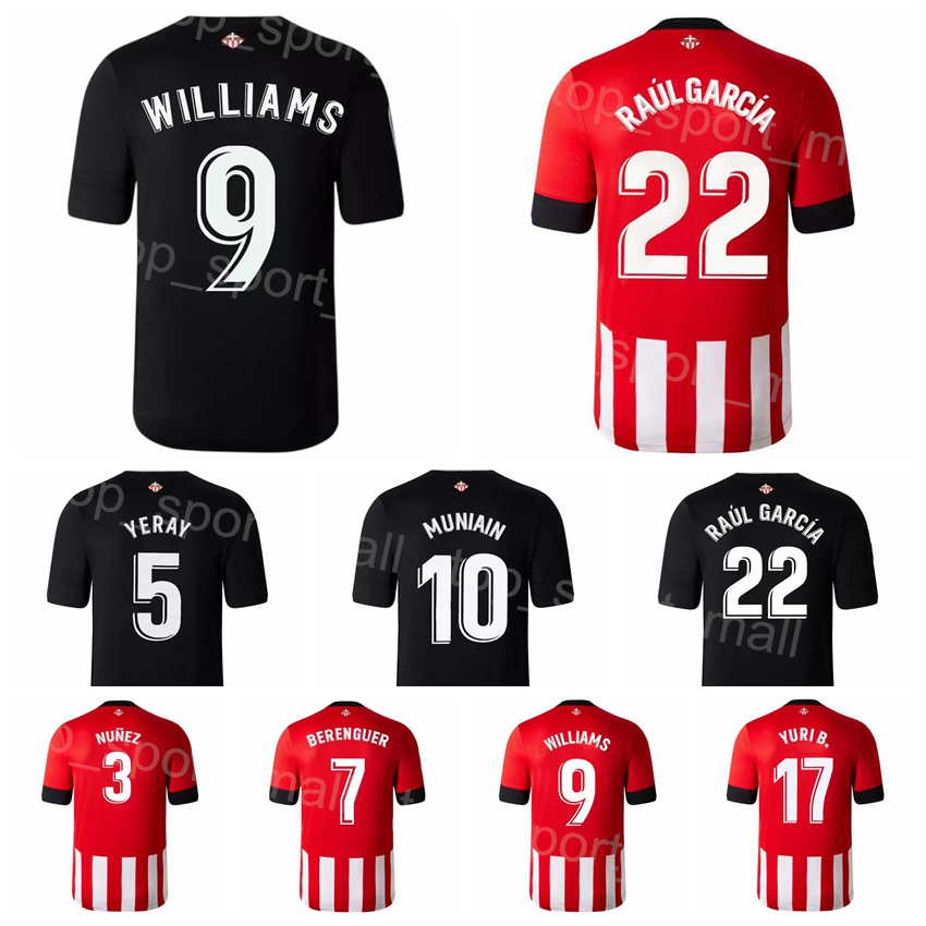 2022-23 Club Soccer 9 Inaki Williams Jerseys 7 Alex Berenguer 10 Iker Muniain 8 Oihan Sancet 19 Oier Zarraga 17 Yuri Berchiche Football Shirt Kits Black Red BiErBaE
2022-23 Club Soccer 9 Inaki Williams Jerseys 7 Alex Berenguer 10 Iker Muniain 8 Oihan Sancet 19 Oier Zarraga 17 Yuri Berchiche Football Shirt Kits Black Red BiErBaE