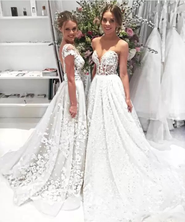 Cap Sleeve Mermaid Wedding Dresses with Overskirt 2022 Lace Illusion Applique Open Back Garden Beach Bride Dress vestiti da sposa a sirena