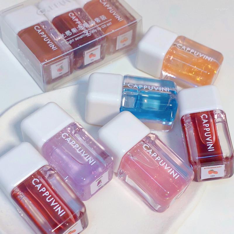 Lip Gloss 3pcs Small Cube Oil Mirror Water Glaze Transparent Glass Liquid Lipstick Lipgloss Moisturizing Make Up
Lip Gloss 3pcs Small Cube Oil Mirror Water Glaze Transparent Glass Liquid Lipstick Lipgloss Moisturizing Make Up