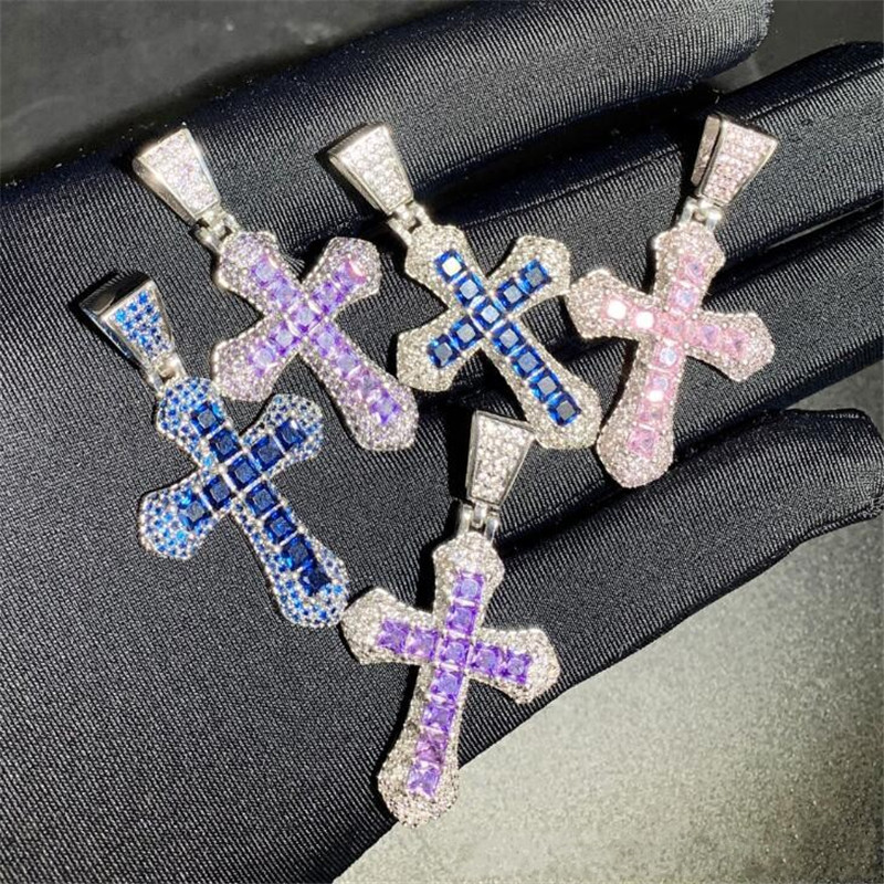 White Gold Fill Princess Cut Blue Sapphire Necklace for Women - urious 2024 Jewelry