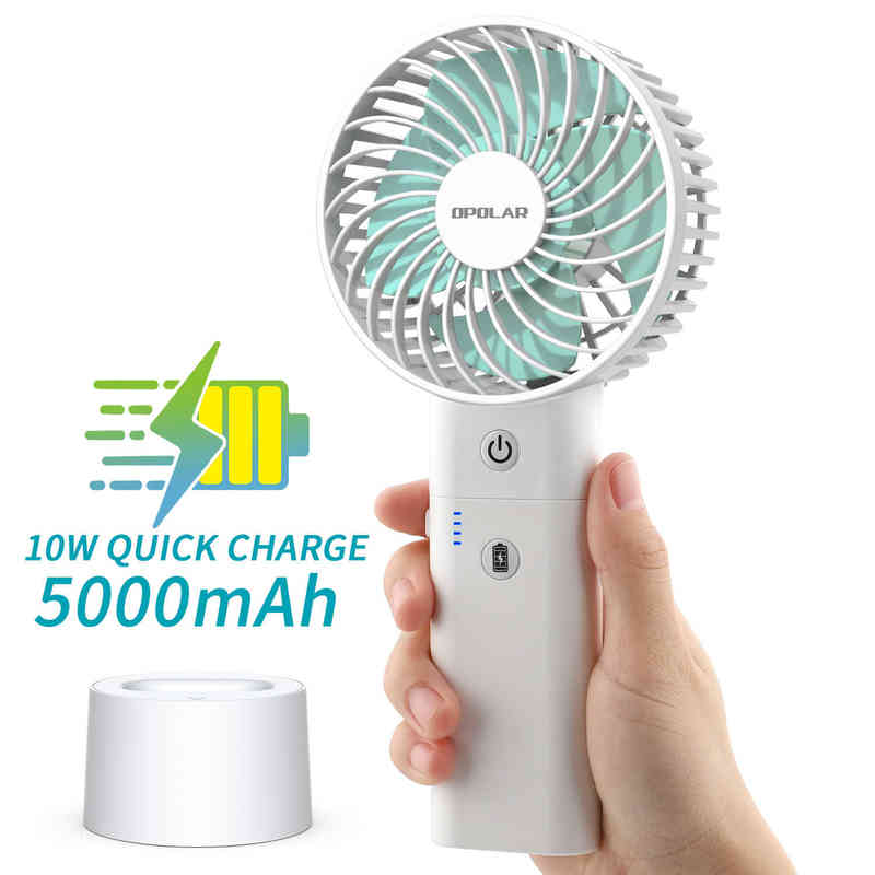 Electric Fans Opolar Handheld Fans Portable Battery Operated Fan Rechargeable Fan 5000mAh Power Bank 3 Speeds 5-20H Work Time Indoor Outdoor T220907
Electric Fans Opolar Handheld Fans Portable Battery Operated Fan Rechargeable Fan 5000mAh Power Bank 3 Speeds 5-20H Work Time Indoor Outdoor T220907