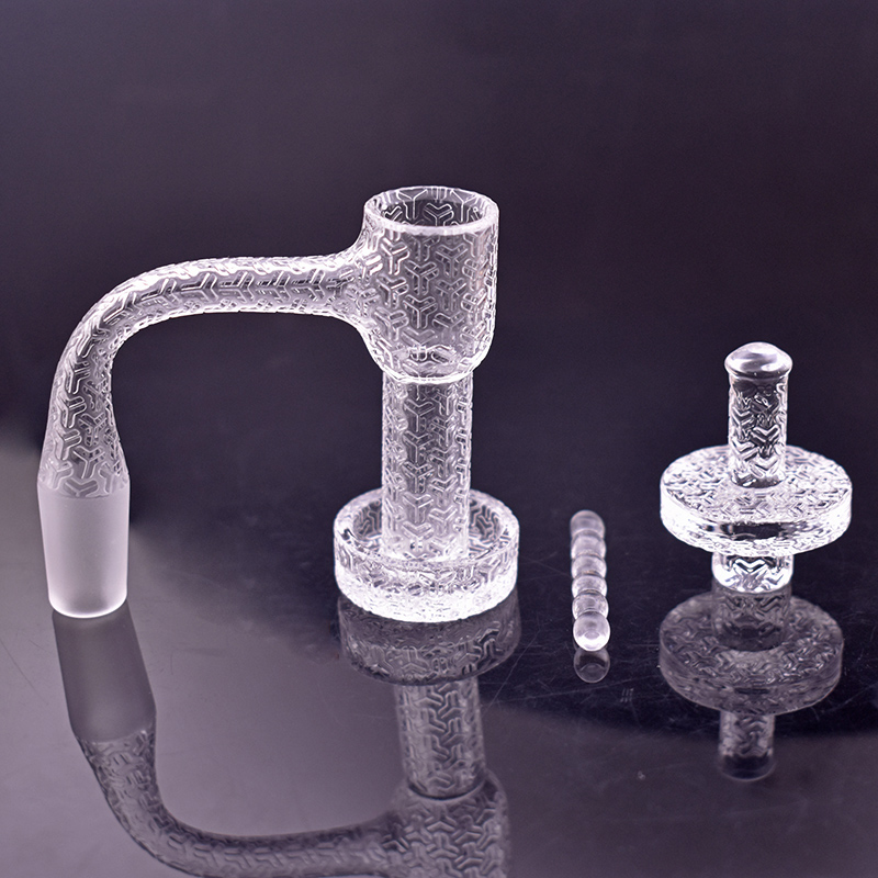 Smoking Accessories Full Weld Sandblasted Terp Slurper Set Quartz banger With Cap And Pill 20mm OD Seamless Welded Beveled Edge Sandblasting Slurpers Nails
Smoking Accessories Full Weld Sandblasted Terp Slurper Set Quartz banger With Cap And Pill 20mm OD Seamless Welded Beveled Edge Sandblasting Slurpers Nails